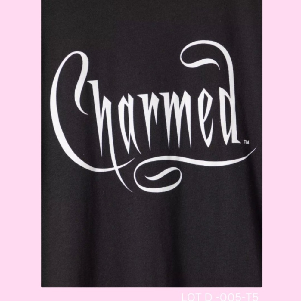 Torrid Charmed Slim-Fit Crew Top – Black – Size 5